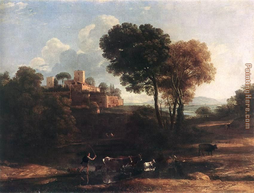 Landscape with Shepherds painting - Claude Lorrain Landscape with Shepherds art painting